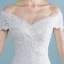 Chic / Beautiful Church Hall Wedding Dresses 2017 White Trumpet / Mermaid Court Train V-Neck Short Sleeve Backless Lace Appliques Rhinestone