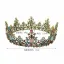 Vintage / Retro Baroque Multi-Colors Rhinestone Wedding Tiara Bridal Hair Accessories 2022 Alloy