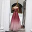 Chic / Beautiful Burgundy Handmade  Beading Evening Dresses 2022 A-Line / Princess Off-The-Shoulder Short Sleeve Sash Backless Floor-Length / Long Formal Dresses