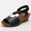 Chic / Beautiful Black Street Wear Womens Sandals 2022 5 cm Wedges Open / Peep Toe Sandals
