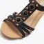 Sexy Sky Blue Street Wear Pearl T-Strap Womens Sandals 2022 5 cm Wedges Open / Peep Toe Sandals