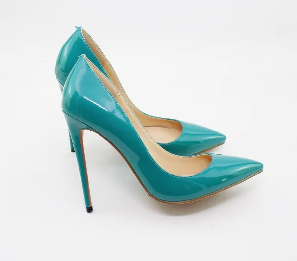 Mooie / Prachtige Bordeaux Kantoor OL Pumps 2020 Lakleer 12 cm Naaldhakken / Stiletto Spitse Neus Pumps