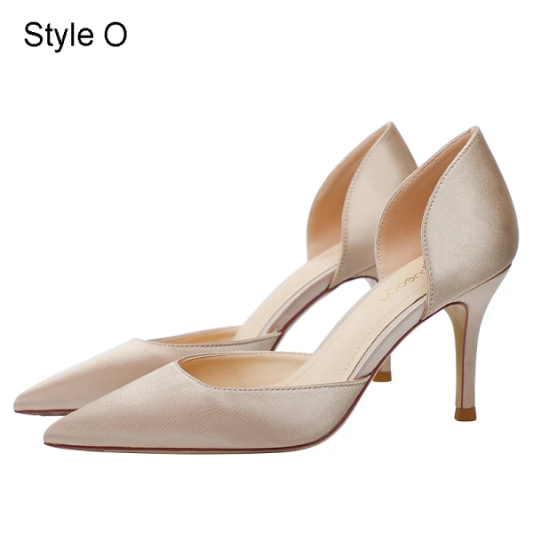 Chic / Beautiful Navy Blue Office OL Leather Open Side Womens Shoes 2021 8 cm Stiletto Heels Pointed Toe High Heels