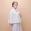 Blanche Hiver Col Haut Fausse Fourrure Mariage Promo Manteaux / vestes 2017