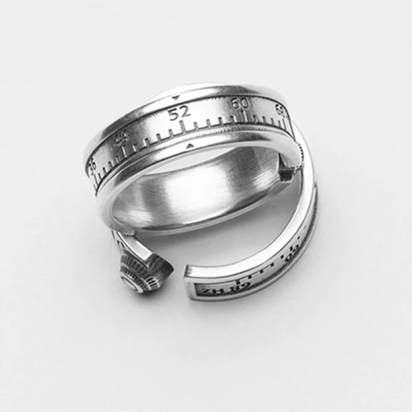 Modest / Simple Silver Solid Color Sterling Silver Work Holiday Rings 2019 Accessories