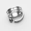 Modest / Simple Silver Solid Color Sterling Silver Work Holiday Rings 2019 Accessories