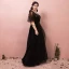 Scintillantes Bling Bling Noire Grande Taille Robe De Bal 2018 Princesse V-Cou Tulle Appliques Dos Nu Perlage Paillettes Promo Robe De Soirée