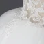 Amazing / Unique Ivory Court Train Wedding 2018 Ball Gown Lace-up Tulle Appliques Backless Pierced Strapless Wedding Dresses
