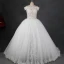 Amazing / Unique Ivory Court Train Wedding 2018 Ball Gown Lace-up Tulle Appliques Backless Pierced Strapless Wedding Dresses