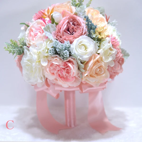 Chic / Beautiful Royal Blue Wedding Flowers 2020 Crystal Flower Artificial Flowers Bridal Wedding Prom Accessories