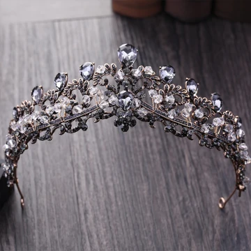 Unique Noire Bijoux Mariage 2017 Métal Perlage Cristal Faux Diamant Accessoire Cheveux Mariage Promo Accessorize