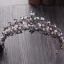 Unique Noire Bijoux Mariage 2017 Métal Perlage Cristal Faux Diamant Accessoire Cheveux Mariage Promo Accessorize