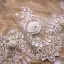 Flower Fairy White Cathedral Train Wedding 4 m Tulle Lace Flower Appliques Wedding Veils 2018