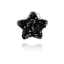 Modern / Fashion Black Crystal Star Hope Lucky Ring Dancing Rave Club Rings 2019 Accessories