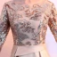 Chic / Beautiful Gold Evening Dresses  2018 A-Line / Princess Charmeuse U-Neck Beading Sequins Zipper Glitter Evening Party Formal Dresses