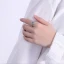 Vintage / Originale Argenté Fait main Chanceux Foi Bague Argent sterling Église Anneaux 2019 Accessorize