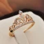 Enkla Guld Rhinestone Krona Tro Ringa Legering Festtåg Afton Ringar 2019 Tillbehör