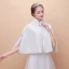 Blanche Hiver Col Haut Fausse Fourrure Mariage Promo Manteaux / vestes 2017