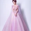 Chic / Beautiful 2017 Purple Evening Dresses  V-Neck Lace Appliques Backless Handmade  Ball Gown Prom Dresses