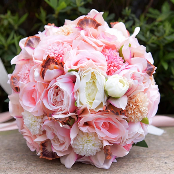 Chic / Beautiful Royal Blue Wedding Flowers 2020 Crystal Flower Artificial Flowers Bridal Wedding Prom Accessories