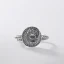Vintage / Originale Argenté Fait main Chanceux Foi Bague Argent sterling Église Anneaux 2019 Accessorize