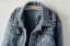 Fashion Women Denim Sky Blue Coats & Jackets 2021 Lapel  Beading Pearl Cotton Casual Fall Winter Long Sleeve Tops