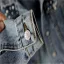 Fashion Women Denim Sky Blue Coats & Jackets 2021 Lapel  Beading Pearl Cotton Casual Fall Winter Long Sleeve Tops