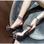 Sexy Pool Blue Evening Party Womens Shoes 2022 Satin Rhinestone Bow 9 cm Stiletto Heels Ankle Strap Pointed Toe High Heels