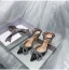 Sexy Pool Blue Evening Party Womens Shoes 2022 Satin Rhinestone Bow 9 cm Stiletto Heels Ankle Strap Pointed Toe High Heels