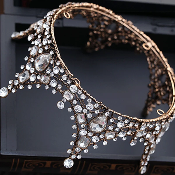 Lyx Silver Brudsmycken 2017 Metall Kristall Rhinestone Handgjort Hårsmycken Bröllop Bal Tillbehör