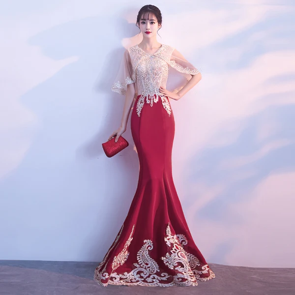 Amazing / Unique Navy Blue Evening Dresses 2018 Trumpet / Mermaid U-Neck Lace Beading Rhinestone Backless Crystal Evening Party Formal Dresses