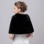 Noire Hiver Fausse Fourrure Encolure Dégagée Promo Soirée Manteaux / vestes 2017