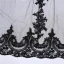 Baroque Black Cathedral Train Wedding Tulle Lace-up Appliques Wedding Veils 2018