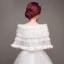 Blanche Hiver En Dentelle Fausse Fourrure Mariage Châles 2017