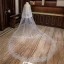 Luxury / Gorgeous White Royal Train Wedding Lace Tulle Appliques 4 m Wedding Veils 2018