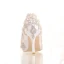Chic / Beautiful 2017 9 cm White Casual Church PU Crystal Rhinestone High Heels Stiletto Heels Pumps Wedding Shoes