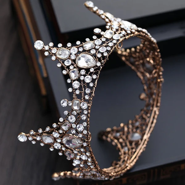 Lyx Silver Brudsmycken 2017 Metall Kristall Rhinestone Handgjort Hårsmycken Bröllop Bal Tillbehör