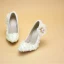 Luxury / Gorgeous Champagne Lace Wedding High Heels 8 cm Appliques Beading Pearl Pointed Toe Wedding Shoes 2018