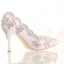 Chic / Beautiful 2017 9 cm White Casual Church PU Crystal Rhinestone High Heels Stiletto Heels Pumps Wedding Shoes