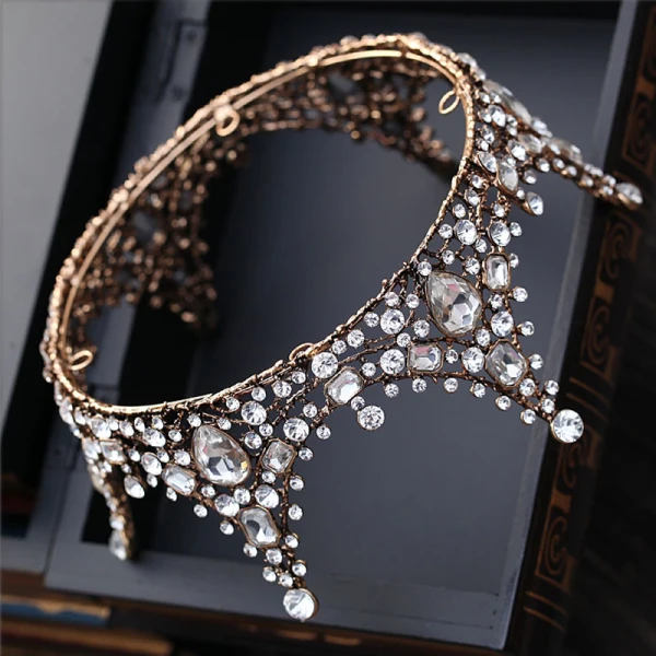 Lyx Silver Brudsmycken 2017 Metall Kristall Rhinestone Handgjort Hårsmycken Bröllop Bal Tillbehör
