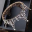 Lyx Silver Brudsmycken 2017 Metall Kristall Rhinestone Handgjort Hårsmycken Bröllop Bal Tillbehör