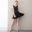 Modern / Fashion Black Short Graduation Dresses 2018 A-Line / Princess V-Neck Charmeuse Lace-up Backless Homecoming Formal Dresses