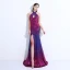 Chic / Belle Bleu Roi Robe De Soirée 2017 Trompette / Sirène Titulaire Dos Nu Paillettes Polyester Soirée Robe De Ceremonie
