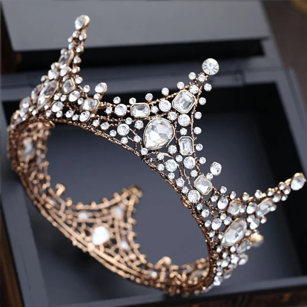 Lyx Silver Brudsmycken 2017 Metall Kristall Rhinestone Handgjort Hårsmycken Bröllop Bal Tillbehör