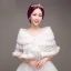 Blanche Hiver En Dentelle Fausse Fourrure Mariage Châles 2017