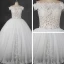 Amazing / Unique Ivory Court Train Wedding 2018 Ball Gown Lace-up Tulle Appliques Backless Pierced Strapless Wedding Dresses
