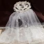 Fée Des Fleurs Blanche Boucles D'Oreilles Accessoire Cheveux 2019 Tulle Perlage Fleur Perle Mariage Promo Accessorize