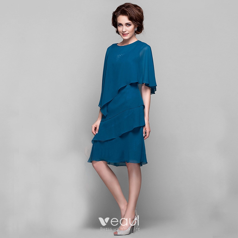 elegant short mother of the groom dresses Elegant Shirt Collar Short Sleeves Floor Length Mother Of The Bride Dresses main image 0
