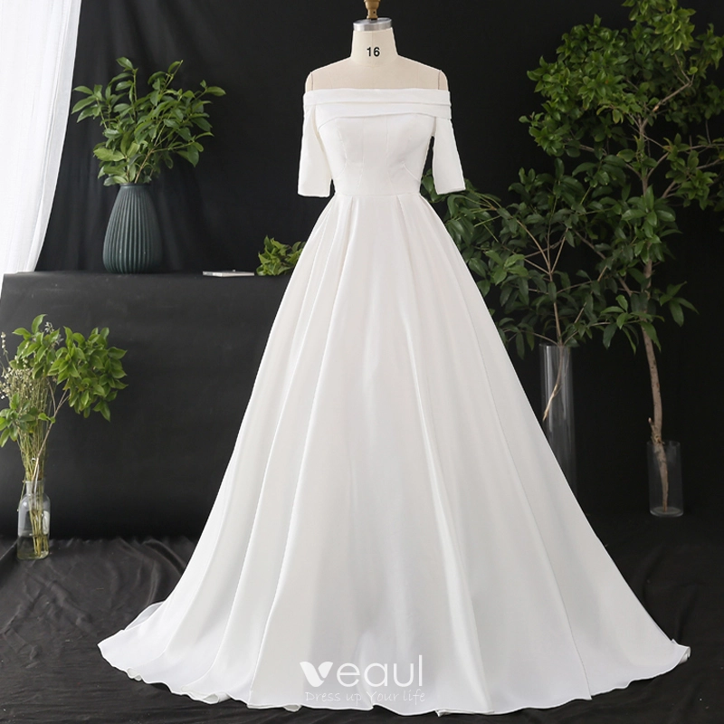 White Lace Mermaid Maxi Dress Wedding With Sheer Back And Covered Buttons  Elegant Long Sleeve Bridal Gown From Elegantdress008, $111.86 | DHgate.Com