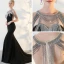 Modern / Fashion Black Evening Dresses  2017 Trumpet / Mermaid U-Neck Backless Beading Rhinestone Evening Party Formal Dresses